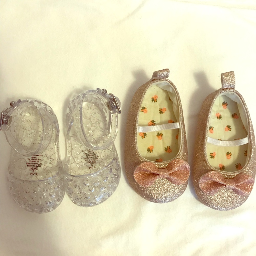 Baby Glitter Shoes - Jelly Sandals & Mary Janes